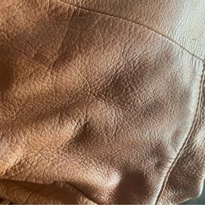 Soft, kid leather Lucky/Day & Mood fringed purse.